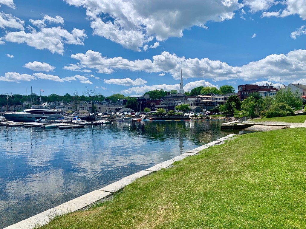 Boats in the Camden, Maine, marina.